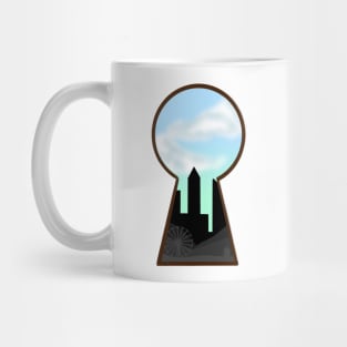 Keyhole Silhouette Mug